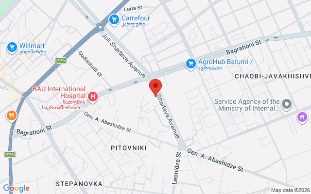 Карта расположения