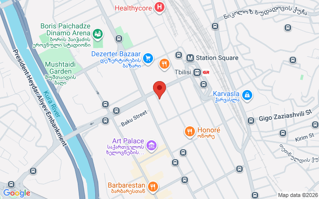 Карта расположения