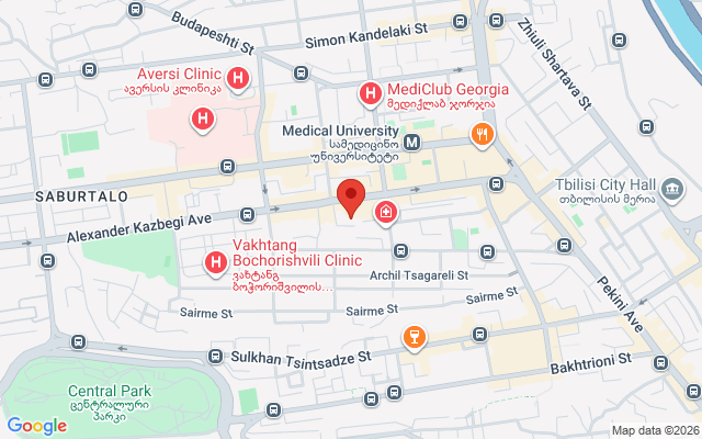 Карта расположения