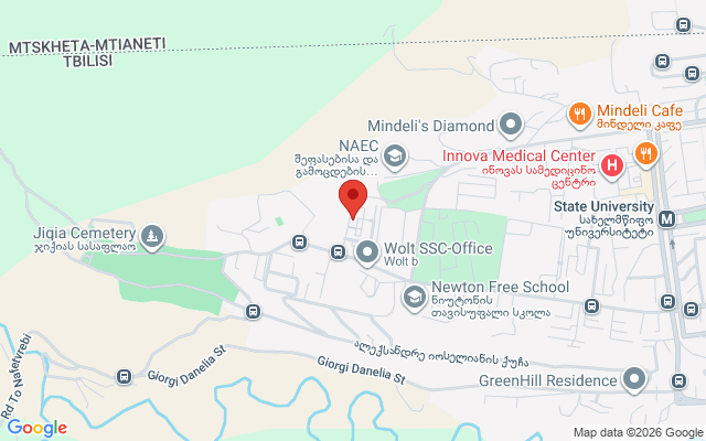 Карта расположения