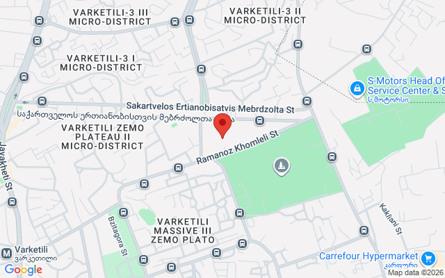 Карта расположения