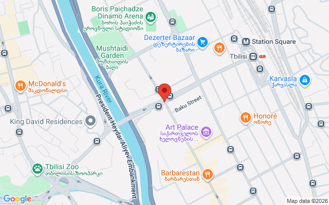 Карта расположения