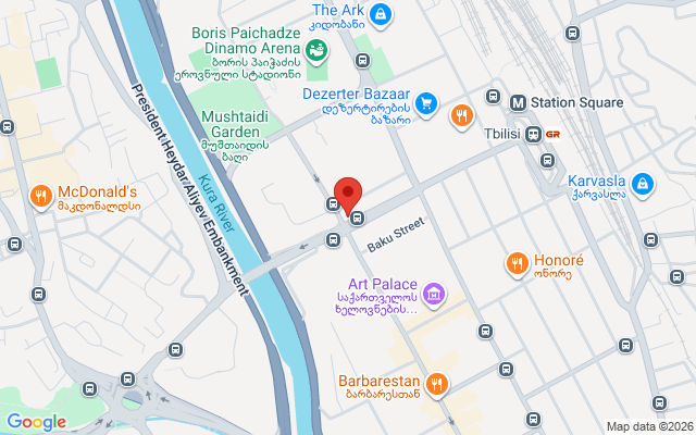 Карта расположения