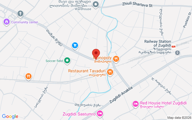 Карта расположения