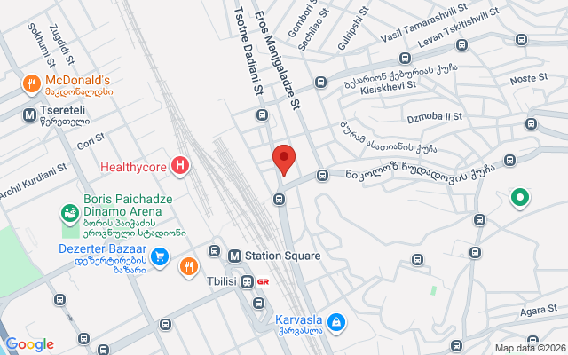 Карта расположения