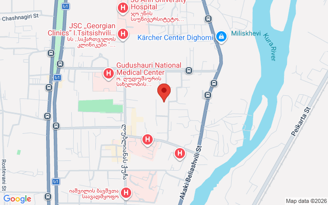 Карта расположения