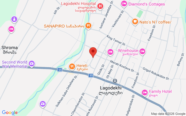 Карта расположения