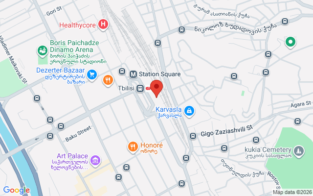 Карта расположения