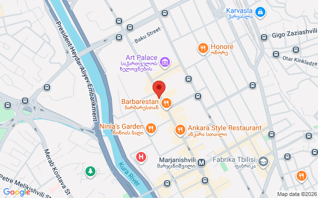 Карта расположения