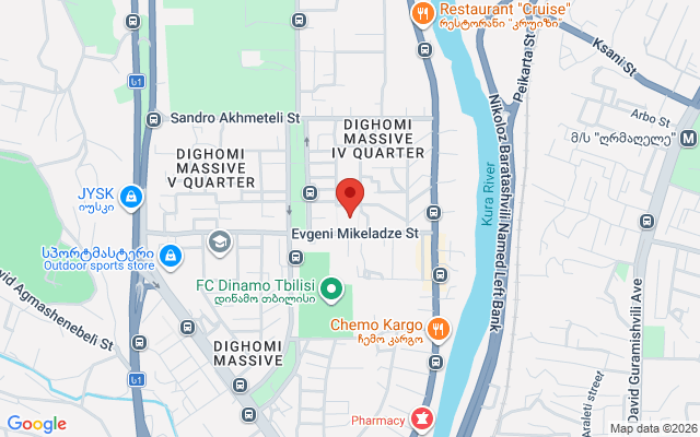 Карта расположения
