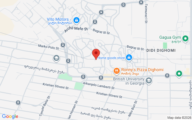 Карта расположения
