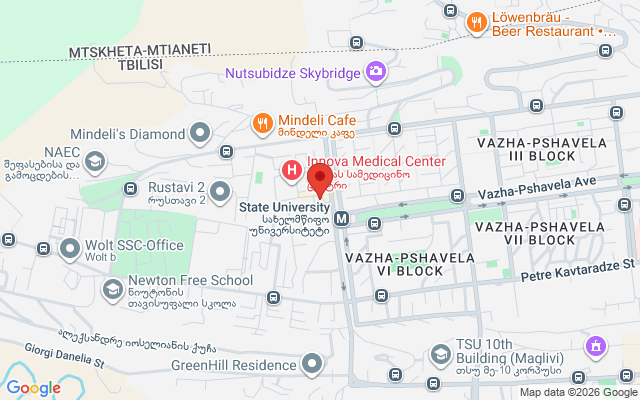 Карта расположения