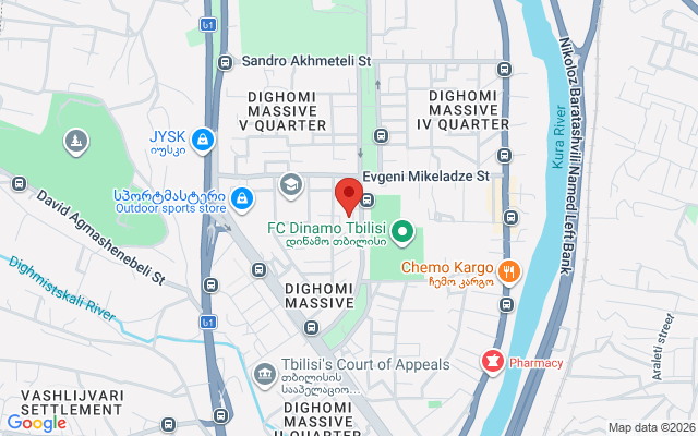 Карта расположения