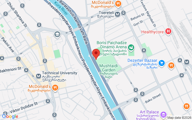 Карта расположения