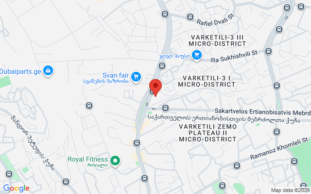 Карта расположения