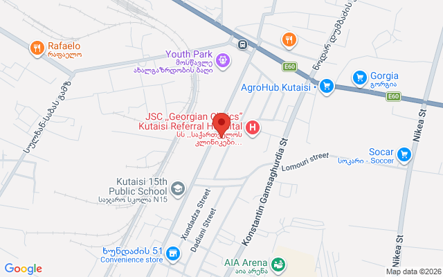 Карта расположения