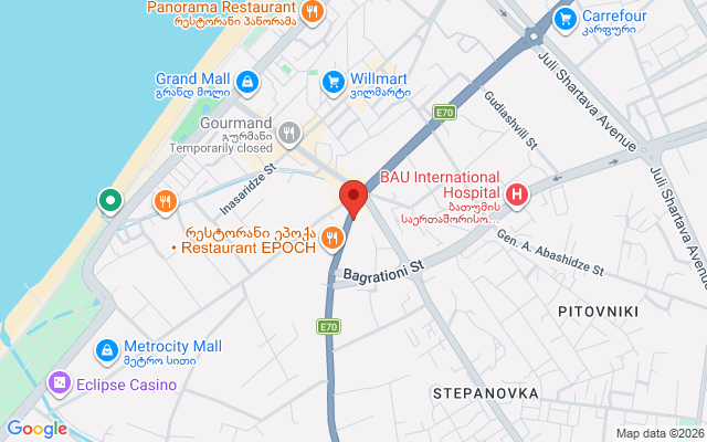 Карта расположения
