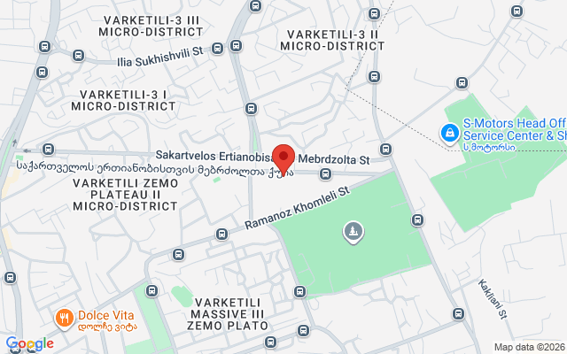 Карта расположения