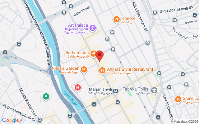 Карта расположения