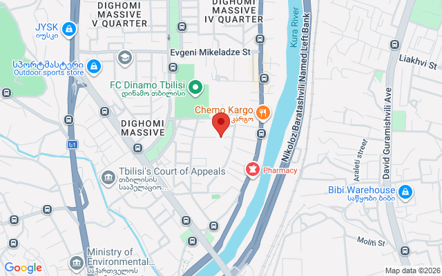 Карта расположения