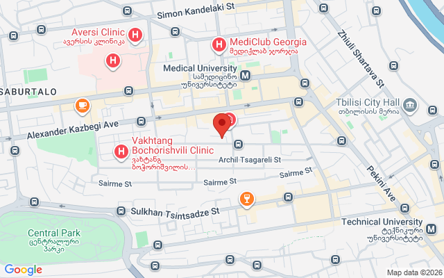Карта расположения
