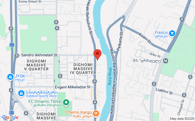 Карта расположения