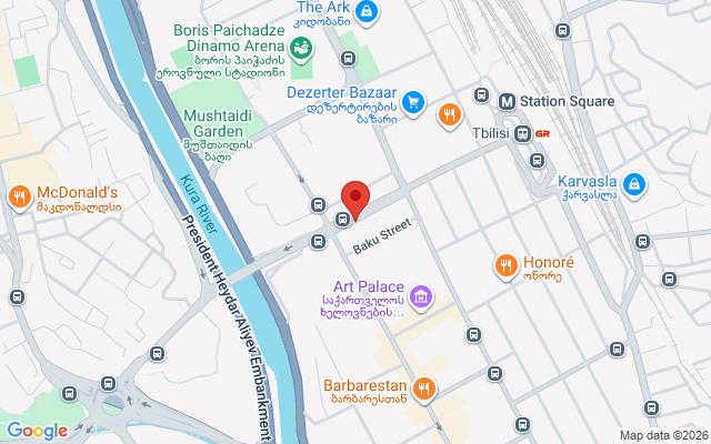 Карта расположения