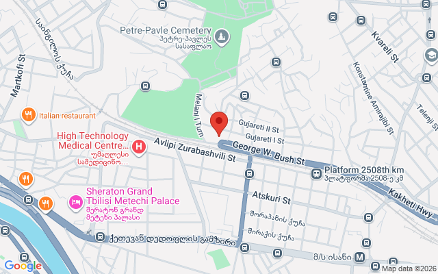 Карта расположения