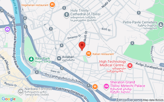 Карта расположения