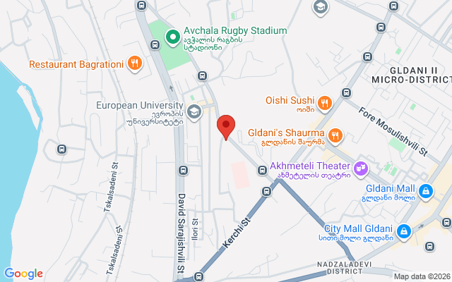 Карта расположения