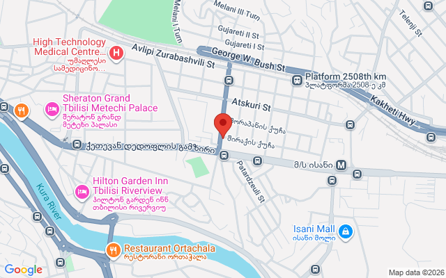 Карта расположения
