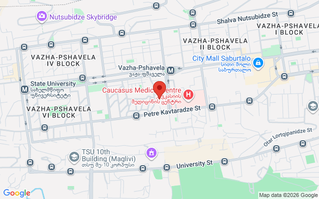 Карта расположения
