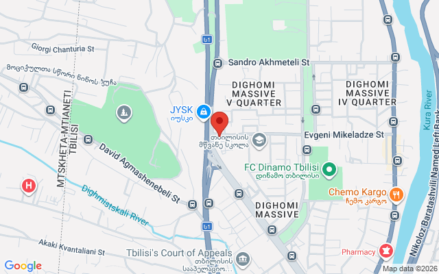 Карта расположения