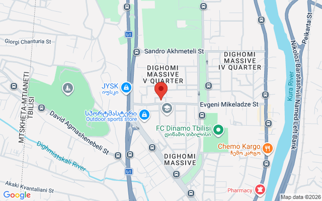 Карта расположения