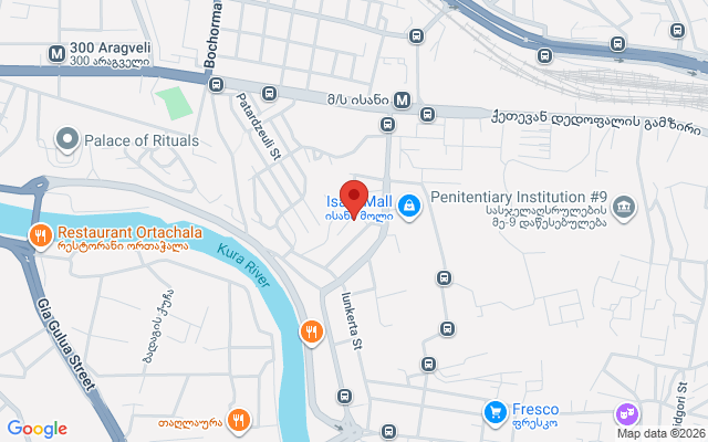 Карта расположения