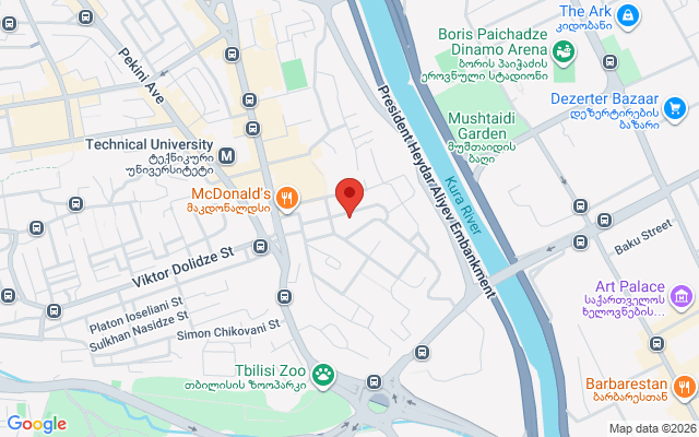 Карта расположения