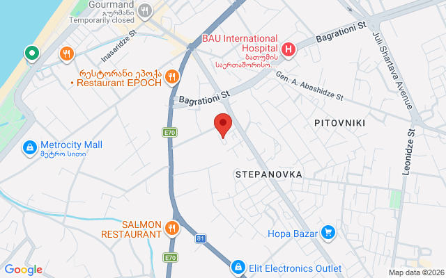 Карта расположения