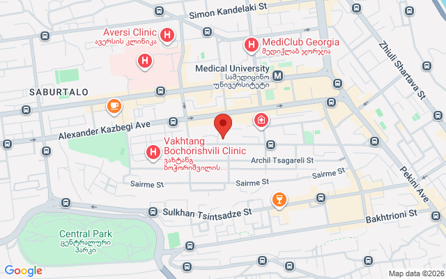 Карта расположения