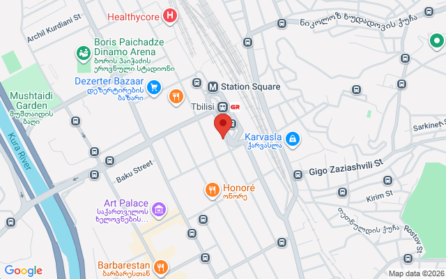 Карта расположения