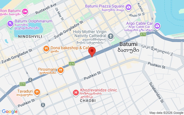 Карта расположения