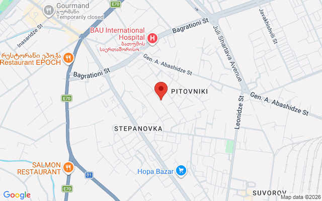 Карта расположения