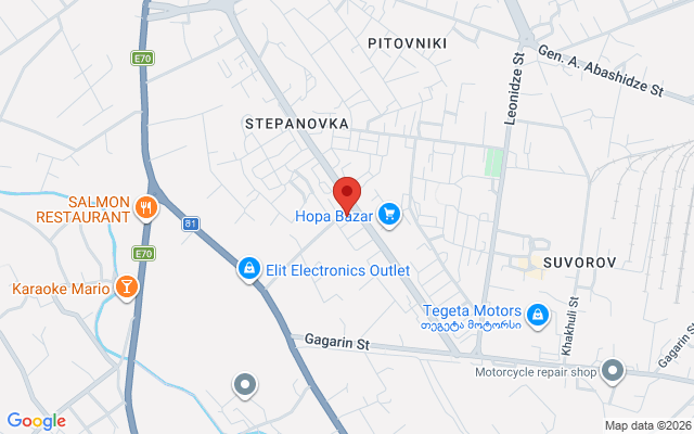 Карта расположения