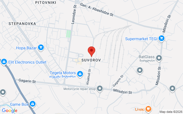 Карта расположения
