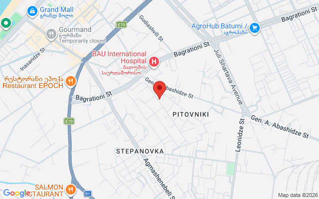 Карта расположения