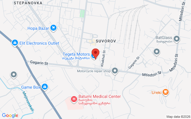 Карта расположения