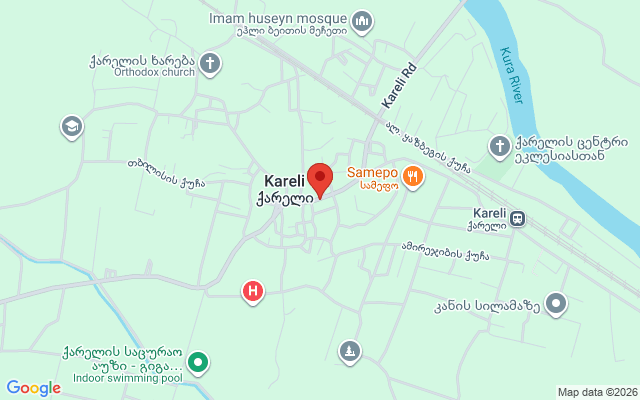 Карта расположения
