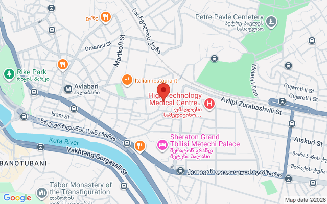 Карта расположения