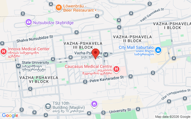 Карта расположения