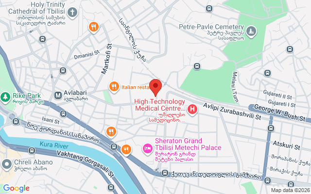 Карта расположения