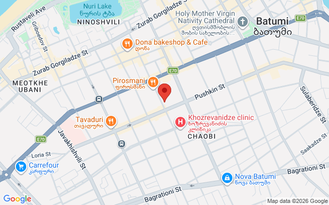 Карта расположения